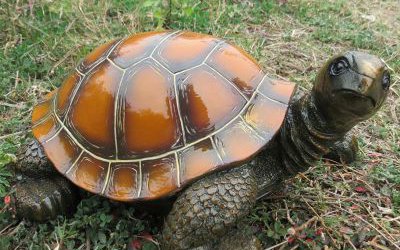 公園草坪玻璃鋼仿真烏龜雕塑